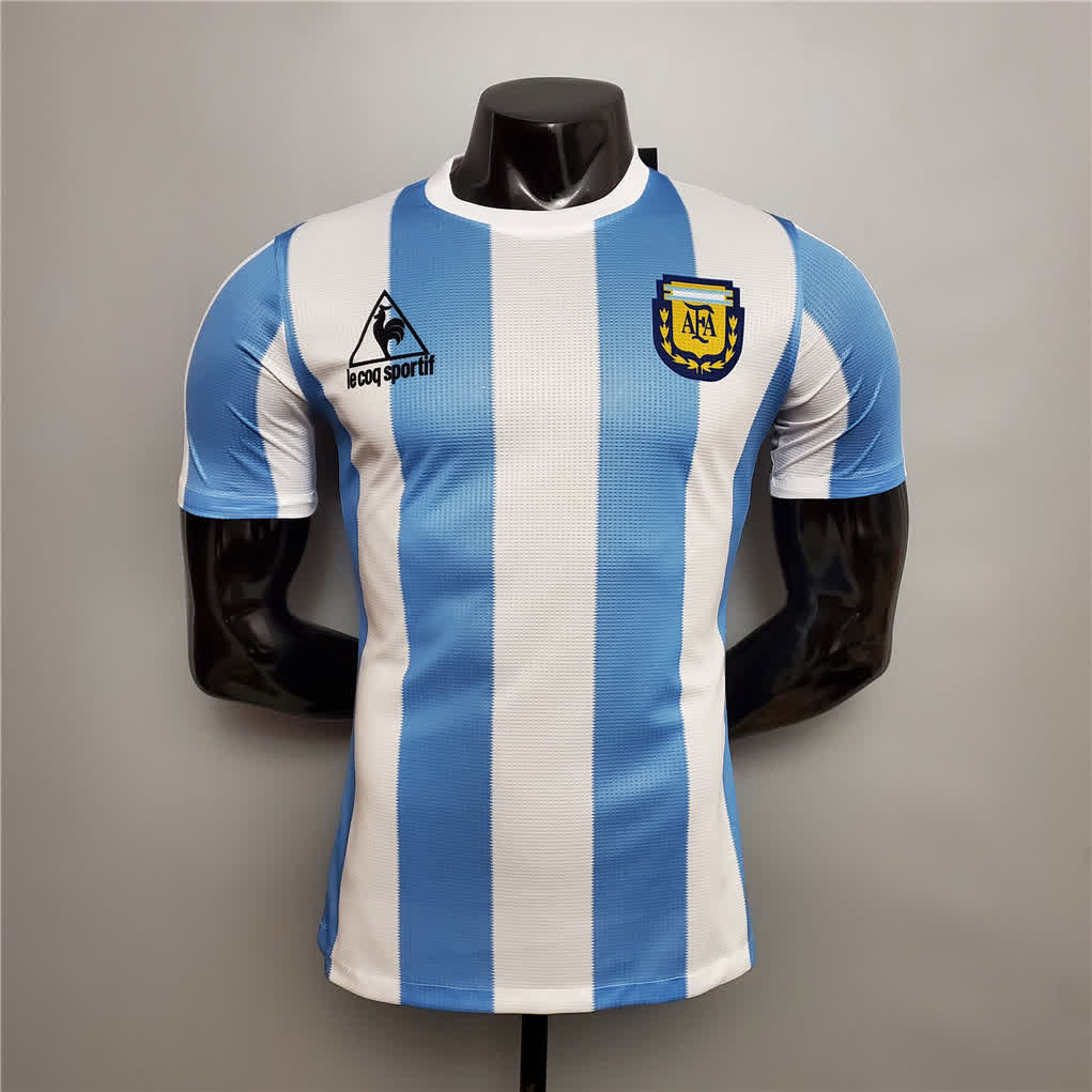 fb80c27d ARGENTINA TITULAR RETRO 1986 PLAYER VERSION - Imagen 1