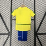 BRASIL TITULAR RETRO 2002 KIT NIÑO - Imagen 2