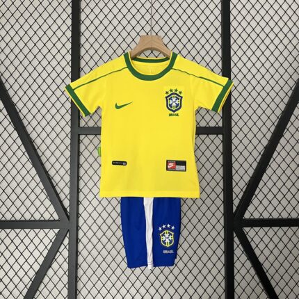BRASIL TITULAR RETRO 1998 KIT NIÑO
