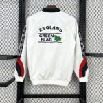 INGLATERRA CORTAVIENTO BLANCO ESTILO CLÁSICO GREEN FLAG 2024 - Imagen 4