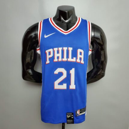 PHILADELPHIA 76ers BLUE NBA PLAYER VERSION