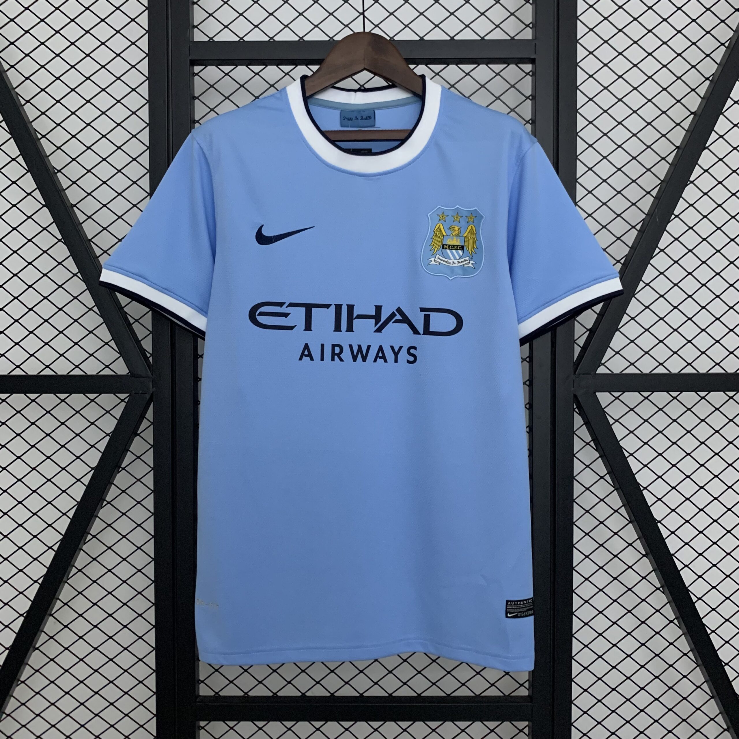 776e8e6f MANCHESTER CITY TITULAR RETRO 2013/14 - Imagen 1