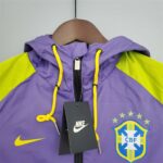 BRASIL CORTAVIENTO NEGRO, AMARILLO Y LILA - Imagen 3