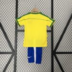 BRASIL TITULAR RETRO 1998 KIT NIÑO - Imagen 2