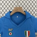 NAPOLI TITULAR 1987/88 RETRO KIT NIÑO - Imagen 2