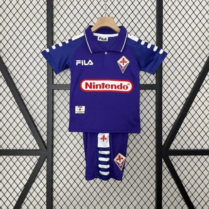 FIORENTINA TITULAR RETRO 1998 KIT NIÑO