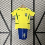BRASIL TITULAR RETRO 2002 KIT NIÑO