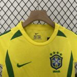 BRASIL TITULAR RETRO 2002 KIT NIÑO - Imagen 3