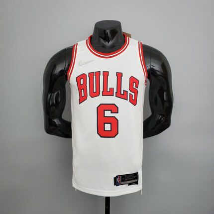 CHICAGO BULLS WHITE 75th ANNIVERSARY NBA