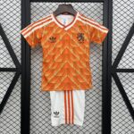 HOLANDA PAÍSES BAJOS TITULAR RETRO 1988 KIT NIÑO