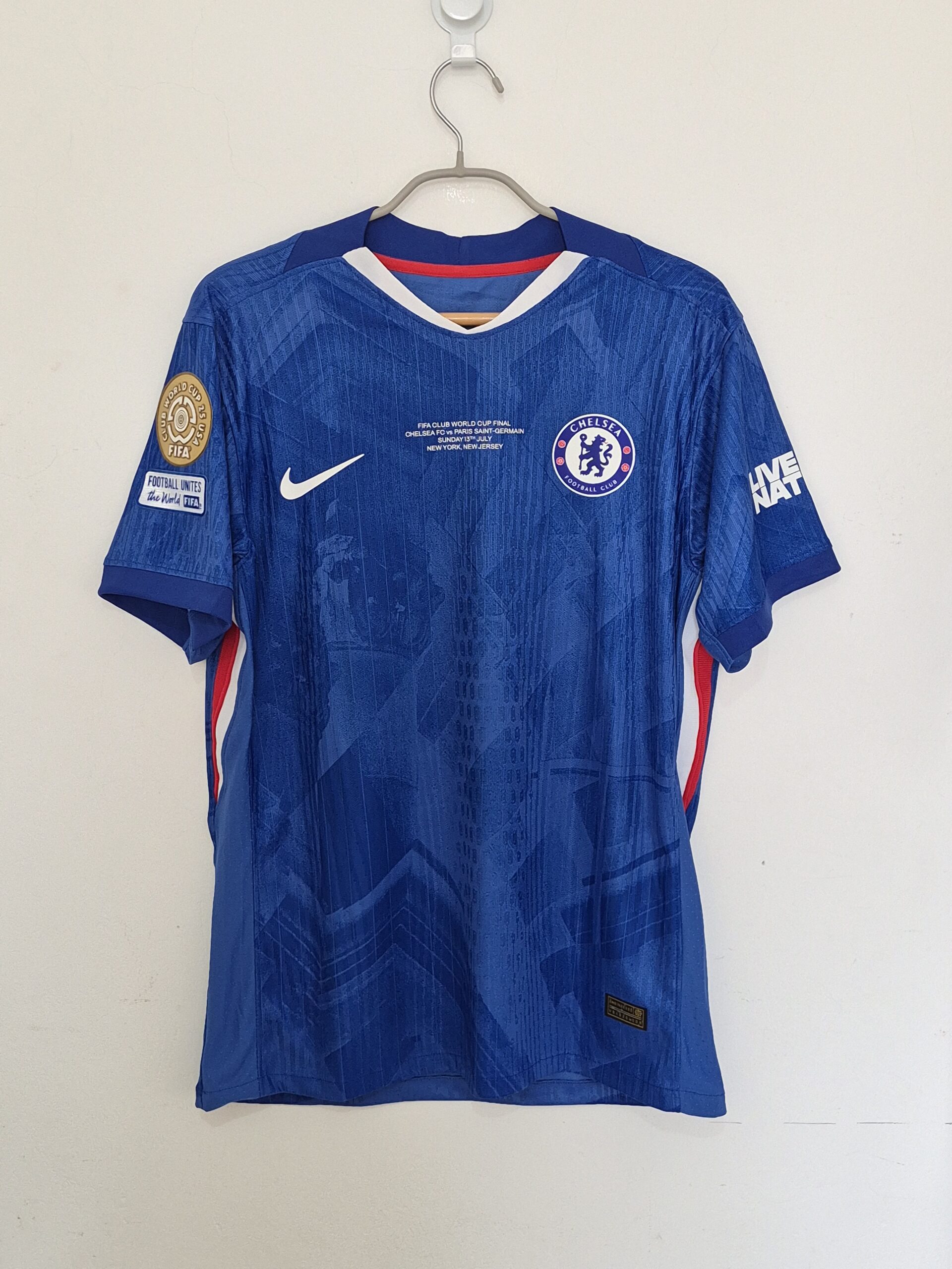 20261005_103546 CHELSEA VERSIÓN JUGADOR 2025/26 FINAL MUNDIAL DE CLUBES PALMER #10 TALLA XL - Imagen 1