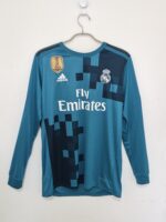 REAL MADRID TERCERA EQUIPACIÓN MANGA LARGA 2017/18 RONALDO 7 TALLA L