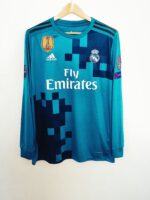 REAL MADRID TERCERA EQUIPACIÓN MANGA LARGA 2017/18 RONALDO 7 TALLA L