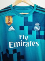 REAL MADRID TERCERA EQUIPACIÓN MANGA LARGA 2017/18 RONALDO 7 TALLA L - Imagen 3