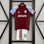 ASTON VILLA TITULAR 2025/26 KIT NIÑO