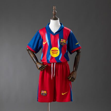 BARCELONA CUARTA EQUIPACIÓN 2025/26 KIT NIÑO