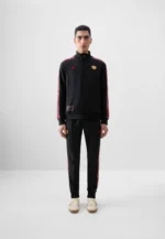 MANCHESTER JACKET SET TERRACE ICONS NEGRO/ROJO CASACA Y PANTALÓN