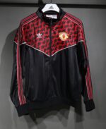 MANCHESTER JACKET SET NEGRO/ROJO RETRO BRING BACK 1991 - Imagen 2