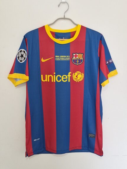 BARCELONA TITULAR RETRO 2010/11 FINAL CHAMPIONS - MESSI #10 - TALLA L