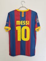 BARCELONA TITULAR RETRO 2010/11 FINAL CHAMPIONS - MESSI #10 - TALLA L - Imagen 2