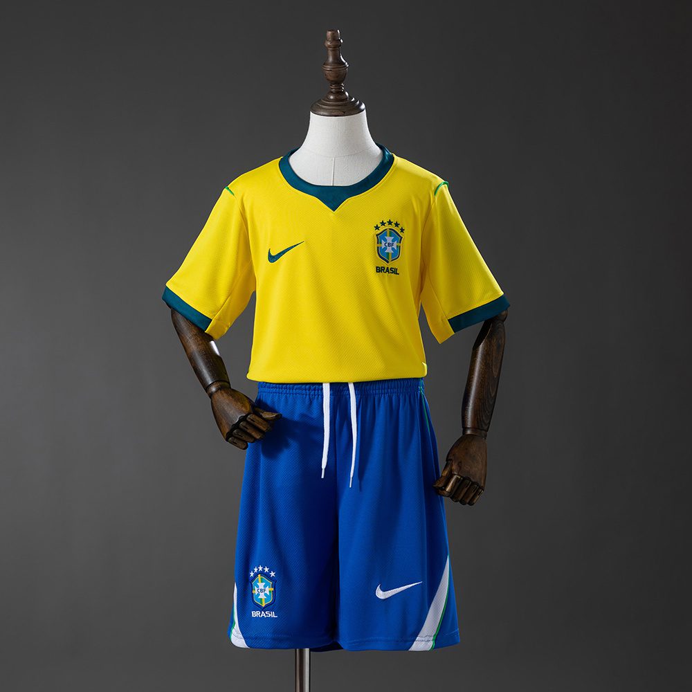 5d8e76c1 BRASIL TITULAR 2026 KIT NIÑO - Imagen 1