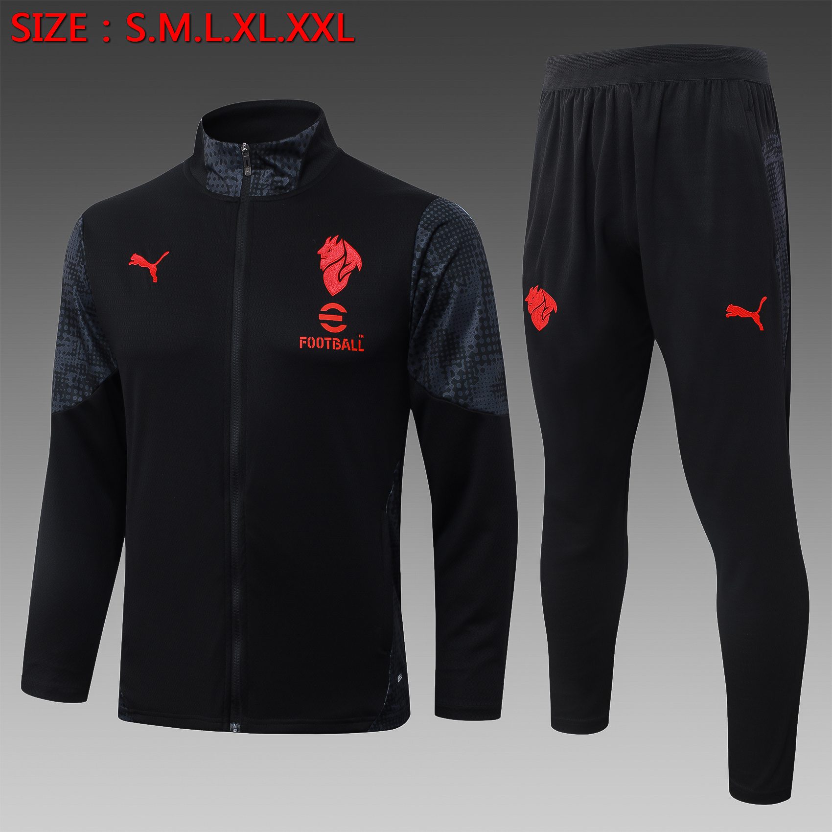 6f61873b MILAN 2025/26 - CONJUNTO "IL DIAVOLO" (CASACA + PANTALÓN) - Imagen 1