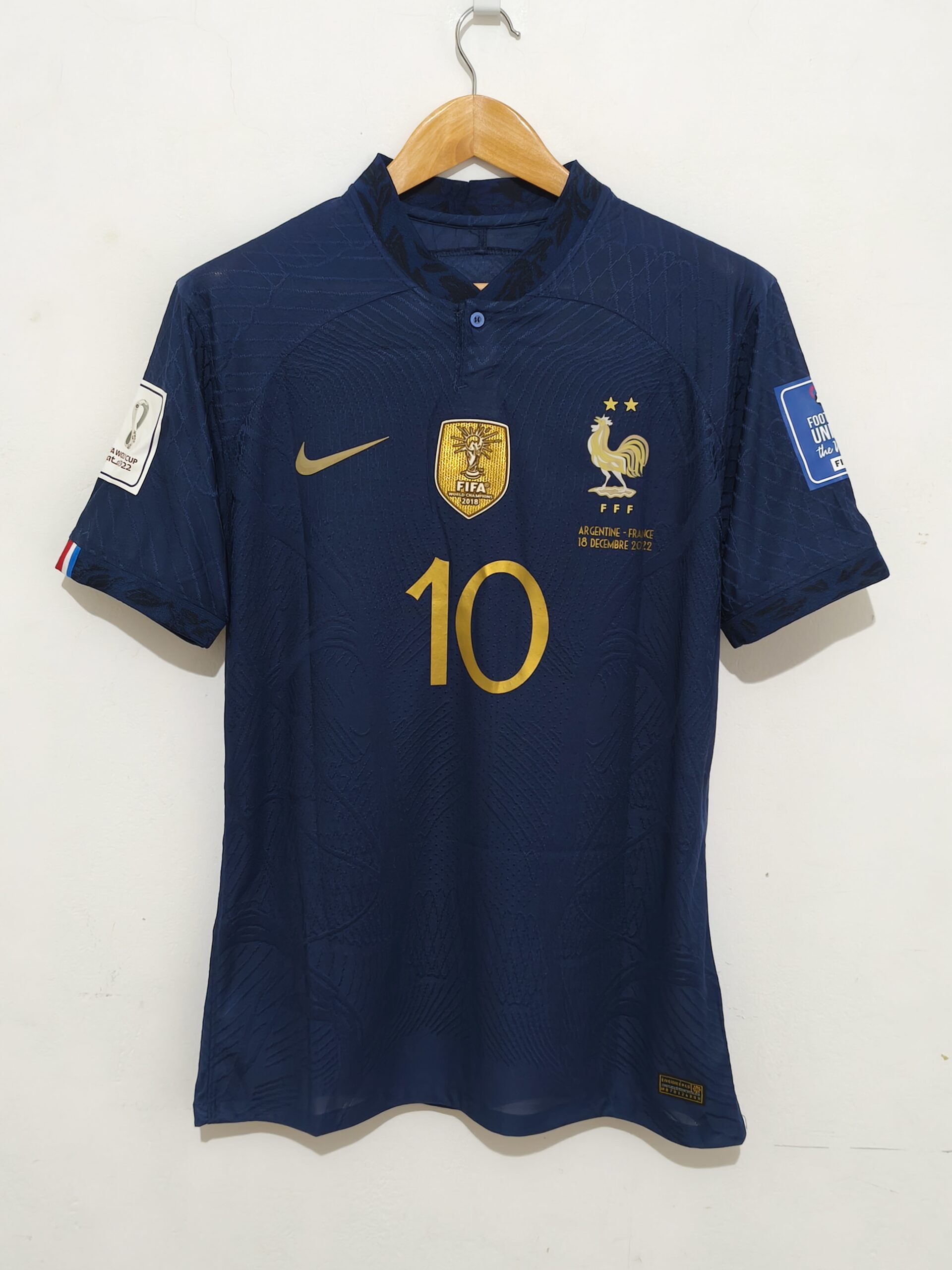 IMG_20260530_232108 FRANCIA TITULAR FINAL QATAR 2022 - MBAPPE #10 - TALLA XL (AJUSTE M/L) - Imagen 1