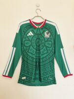 MÉXICO TITULAR PLAYER VERSION MUNDIAL 2026 MANGA LARGA - ETIQUETA XL (CALCE M/L)