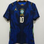 BRASIL SUPLENTE JORDAN 2026 PLAYER VERSION - NEYMAR #10 - ETIQUETAS L y XXL (CALCE REAL M y L/XL)