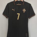 PORTUGAL EDICIÓN ESPECIAL PANTERA NEGRA - RONALDO 7 - ETIQUETA L (CALCE REAL M)
