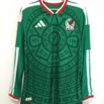 MÉXICO TITULAR PLAYER VERSION MUNDIAL 2026 MANGA LARGA - ETIQUETA XL (CALCE M/L)