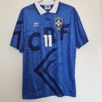 BRASIL SUPLENTE RETRO 1992/93 - ROMÁRIO #11 - ETIQUETA XXL (CALCE REAL L/XL)