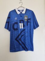 BRASIL SUPLENTE RETRO 1992/93 - ROMÁRIO #11 - ETIQUETA XXL (CALCE REAL L/XL)