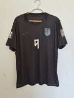 NORUEGA SUPLENTE 2026 - BLACK EDITION - PLAYER VERSION - BRAUT HAALAND #9 - TALLA XL (CALCE REAL L/XL)