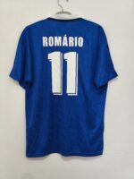 BRASIL SUPLENTE RETRO 1994 - ROMÁRIO #11 - ETIQUETA XXL (CALCE REAL L/XL) - Imagen 2