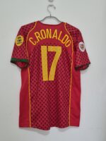 PORTUGAL TITULAR 2004 C. RONALDO #17 - ETIQUETA L (CALCE M/L) - Imagen 2