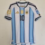 ARGENTINA TITULAR 2026 PLAYER VERSION - MESSI #10 - ETIQUETAL XL (CALCE REAL M/L)