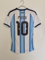 ARGENTINA TITULAR PLAYER VERSION FINAL MUNDIAL 2026 - MESSI #10 - ETIQUETA L (CALCE REAL M) - Imagen 2